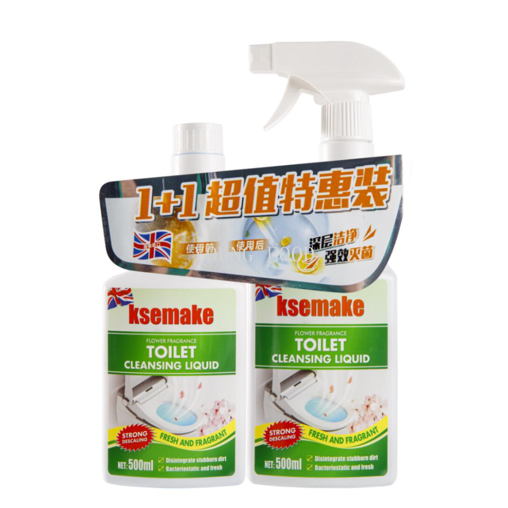 Free shipping! British Kesman Floral Toilet Cleaner 500ml*2 bottles AHARIAN COLORS imported detergent Application Scenario