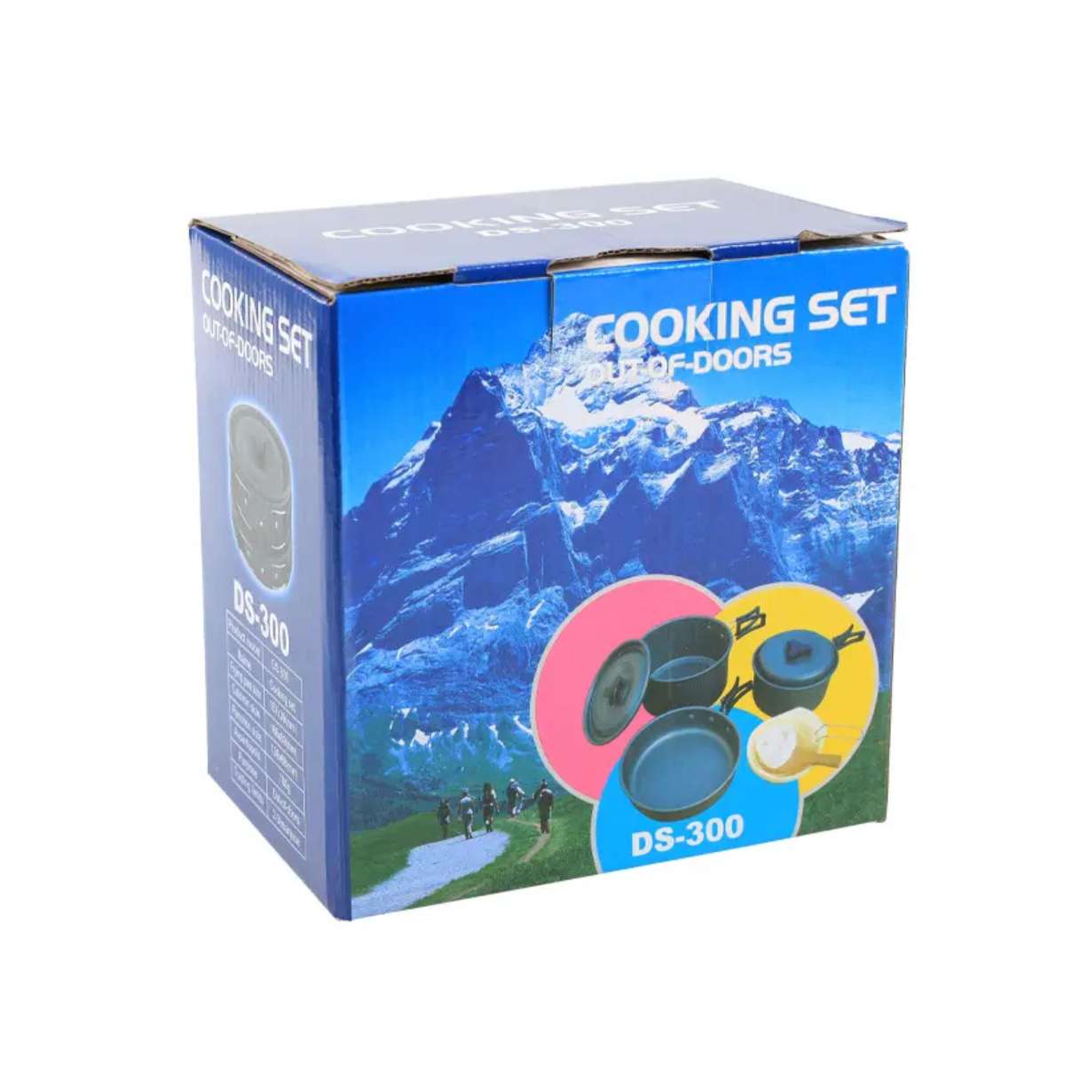 Outdoor camping portable cookware set, fire cooking cookware, backpack cooking set, camping pot set Item Picture