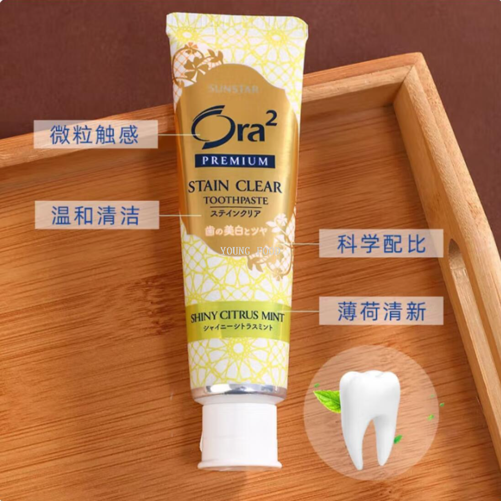 Free shipping! Japanese Hao Le Teeth Bright and White Color Exquisite Toothpaste Mint Flavor 100g Mint Kiss Imported Department store Application Scenario