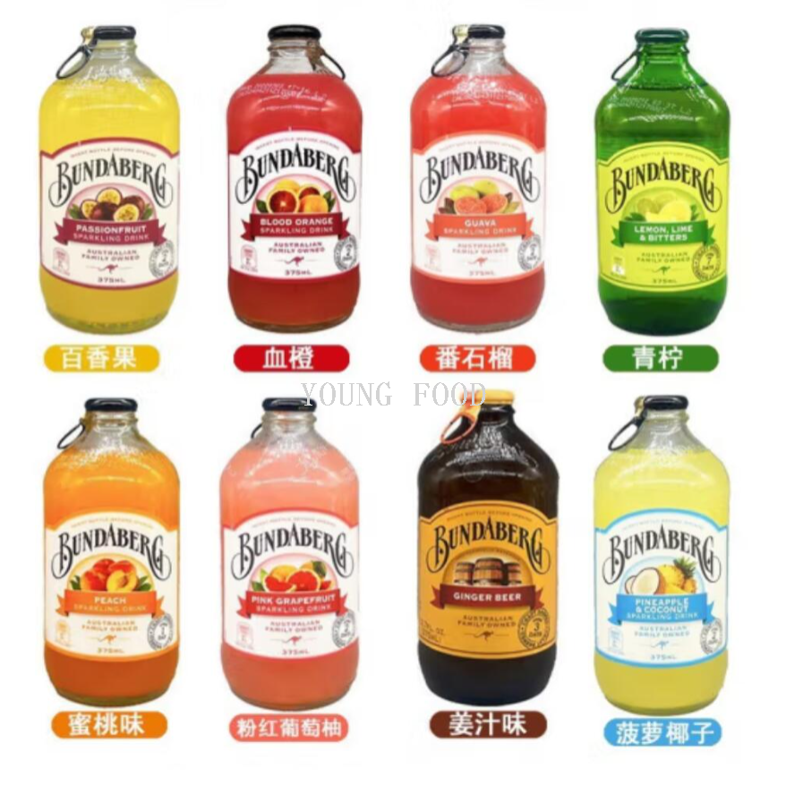 Free shipping! Australian imported Pentax juice carbonated beverage 375ml, with a rich fruity aroma and dense bubbles details Picture