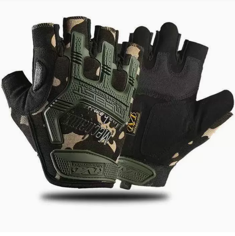 Half-finger tactical gloves for men and women, anti-slip and wear-resistant, outdoor sports, cycling and mountain climbing, half-finger training protective gloves Specification image