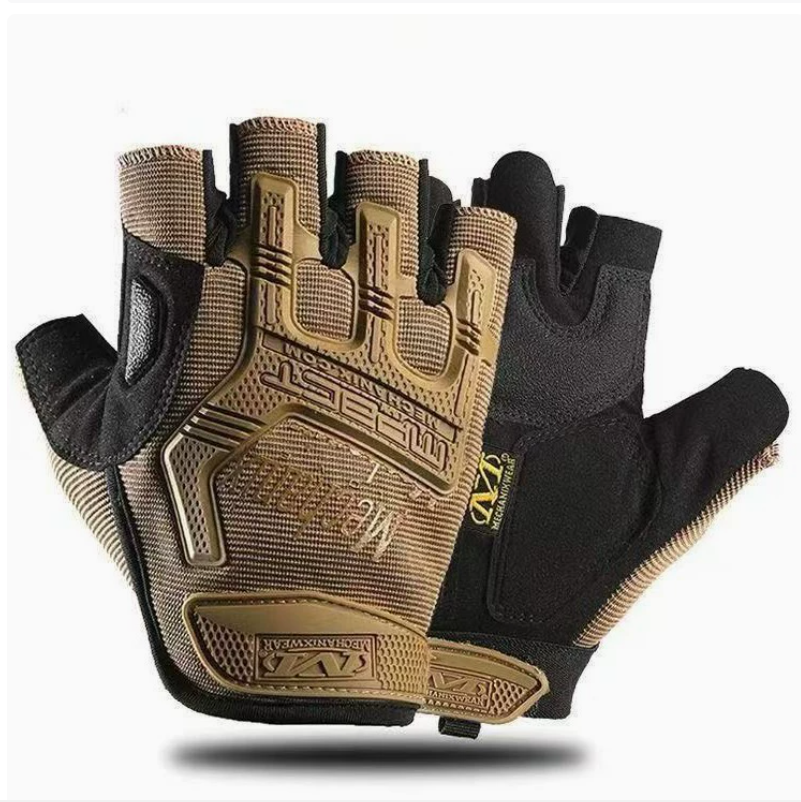 Half-finger tactical gloves for men and women, anti-slip and wear-resistant, outdoor sports, cycling and mountain climbing, half-finger training protective gloves Item Picture