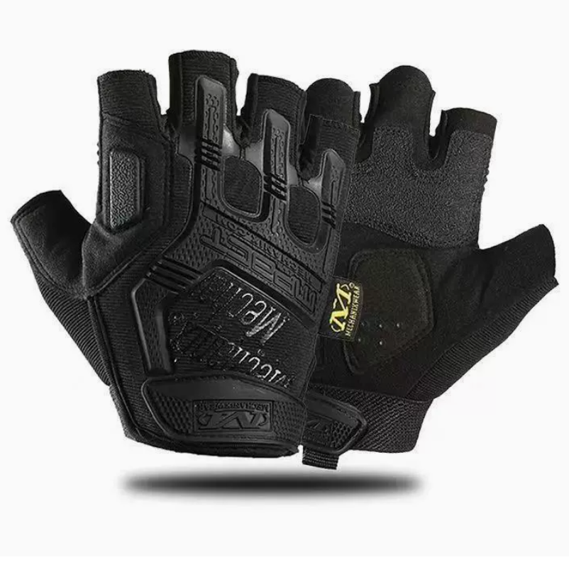 Half-finger tactical gloves for men and women, anti-slip and wear-resistant, outdoor sports, cycling and mountain climbing, half-finger training protective gloves details Picture