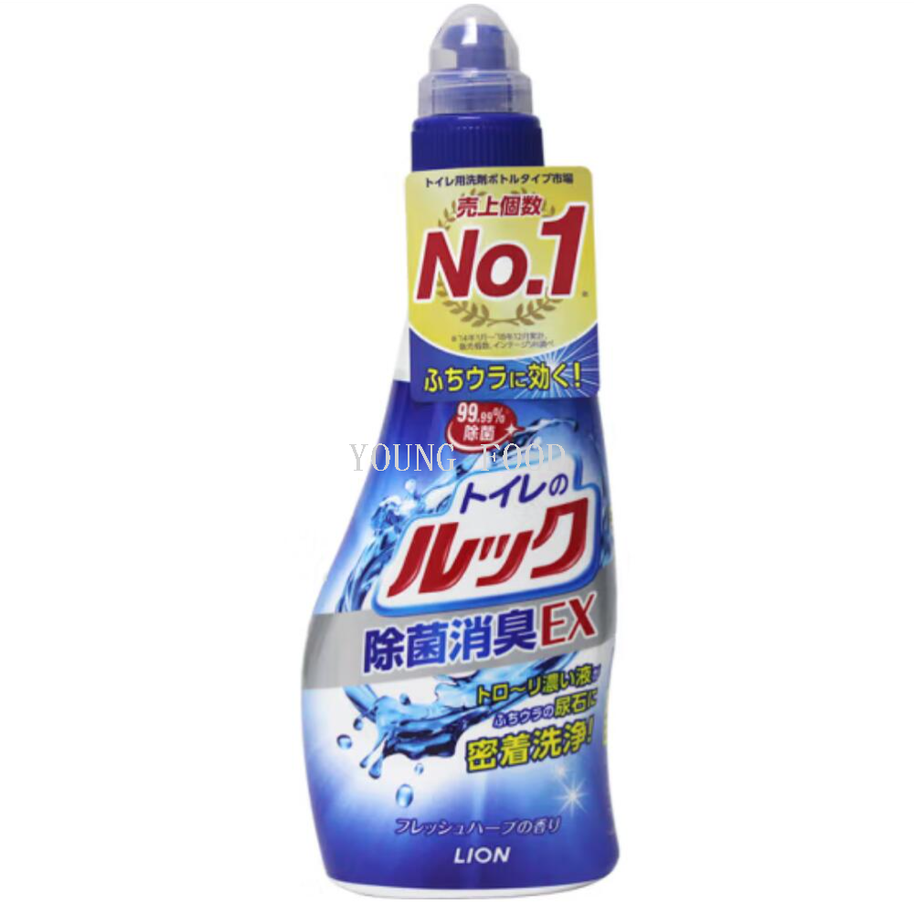 包邮！日本狮王马桶洁厕除臭剂450ml 进口厕所清洁剂去污剂卫浴