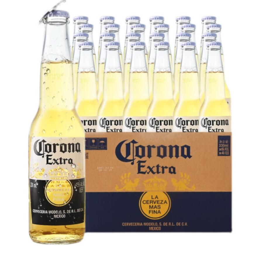 Free shipping! Mexican imported Corona Corona Beer 355ml, refreshing malt aroma Classic Lager details Picture