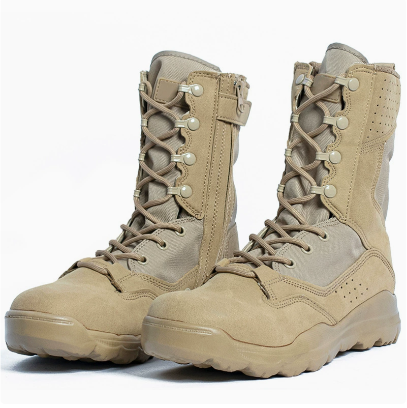 Men's outdoor sports hiking boots, desert hiking boots, military enthusiast shoes, tactical boots, anti-slip and wear-resistant training boots, combat boots Specification image