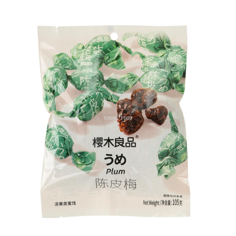 包邮！樱木良品陈皮梅105g 格兰特CARTOCETO休闲零食果干即开即食