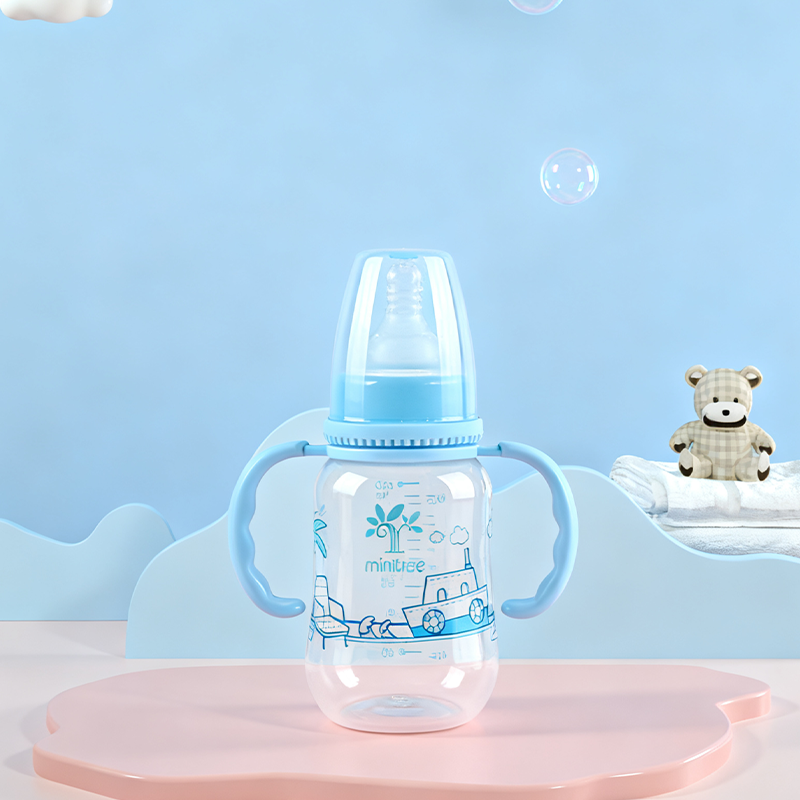 The 150ml PP bottle has a transparent small arc-shaped body details Picture