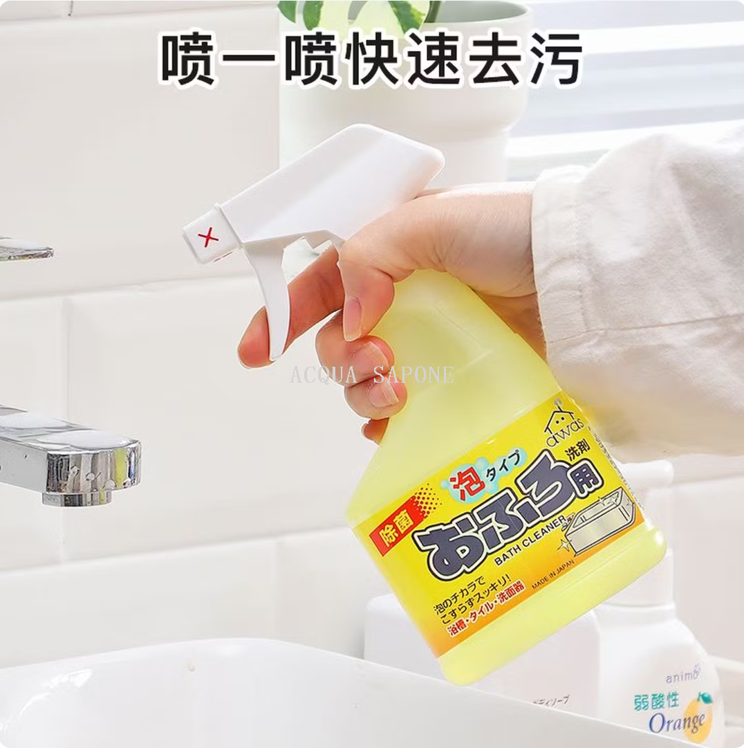 Free shipping! Japanese imported bathroom cleaner and stain remover 300ml, bathroom cleaner foam Specification image
