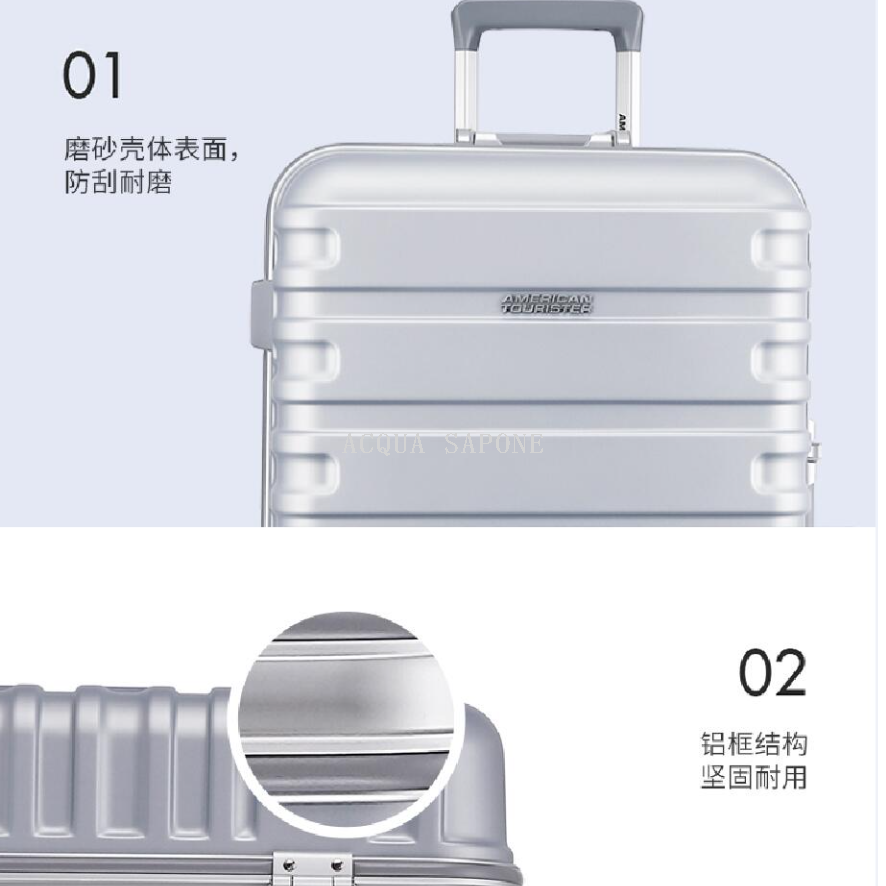 Free shipping! American Tourister BX1 suitcase with eight-wheel rotating handle M-24 inches Application Scenario