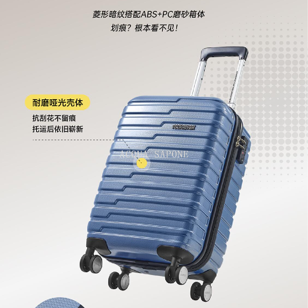 Free shipping American Tourister multi-scenario suitcase, eight-wheel rotating handle suitcase S-20 inches