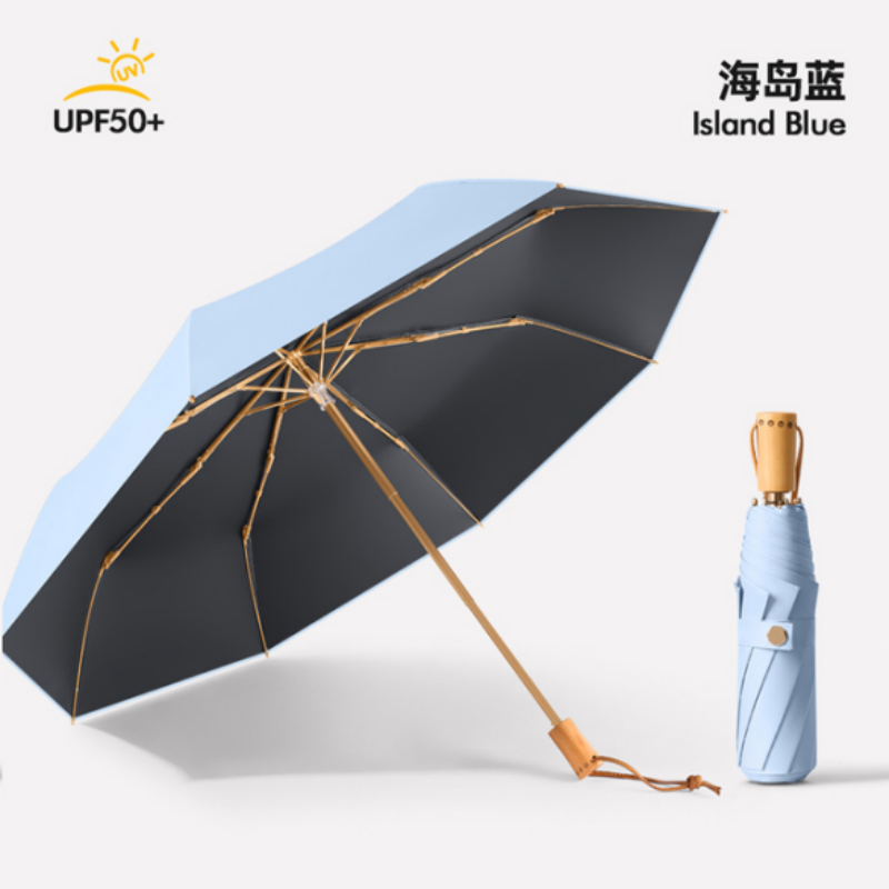 雨伞/雨伞饰品/便携雨伞/大雨伞防晒/拐杖伞女户外白底实物图