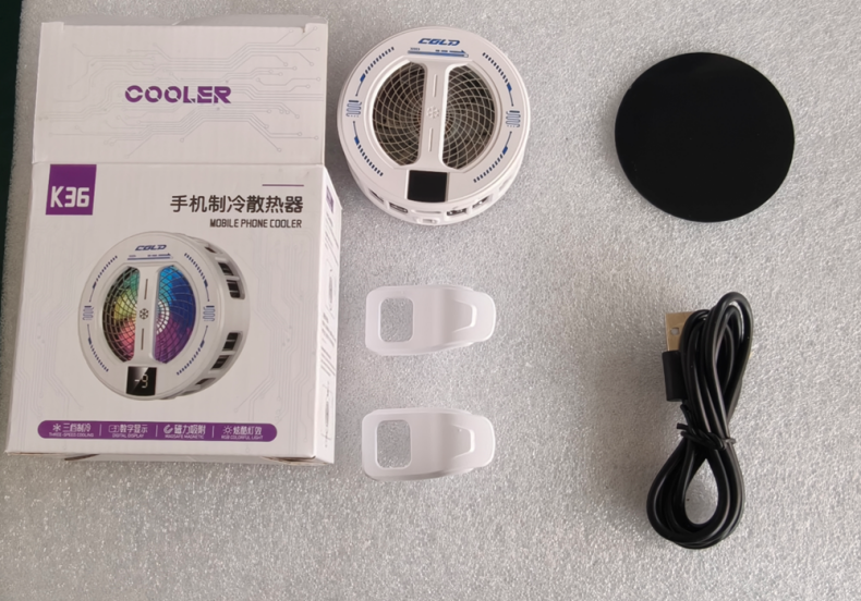 磁吸手机散热器 结冰款手机散热器 磁吸背景两用散热器半导体制冷详情19