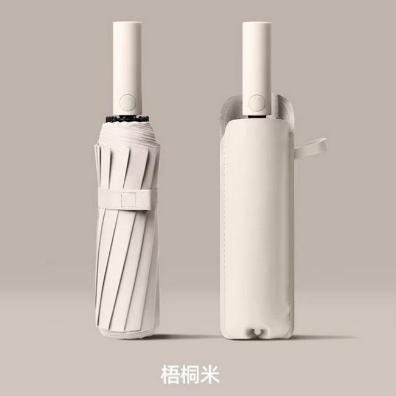 Hengdun 60 bone fiberglass weather-resistant umbrella, reinforced black rubber all-weather dual-purpose UV protection sunshade umbrella, reinforced weather-resistant fully automatic folding umbrella, factory stock available, customizable logo advertising umbrella Application Scenario