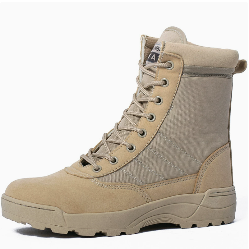Outdoor spring and autumn men's and women's swat tactical boots, ultra-light training boots, combat boots, hiking boots, high-top Martens boots, durable desert boots Application Scenario