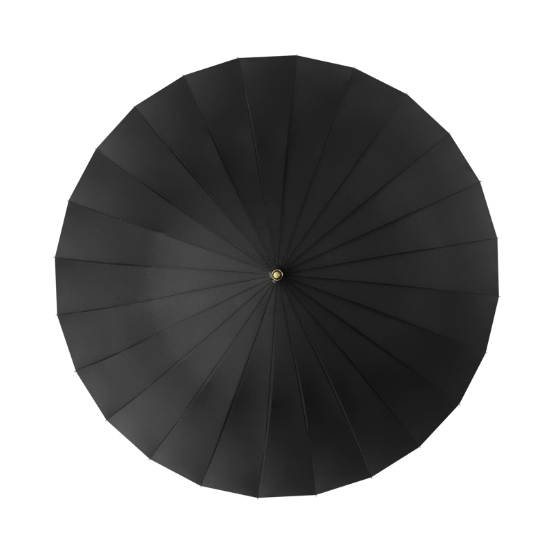 Hengdun High appearance level Morandi multi-color 24-bone reinforced long-handled umbrella, one-shake dry waterproof reinforced wind-resistant straight pole umbrella, business commuting all-weather umbrella, factory stock available, supports custom LOGO details Picture