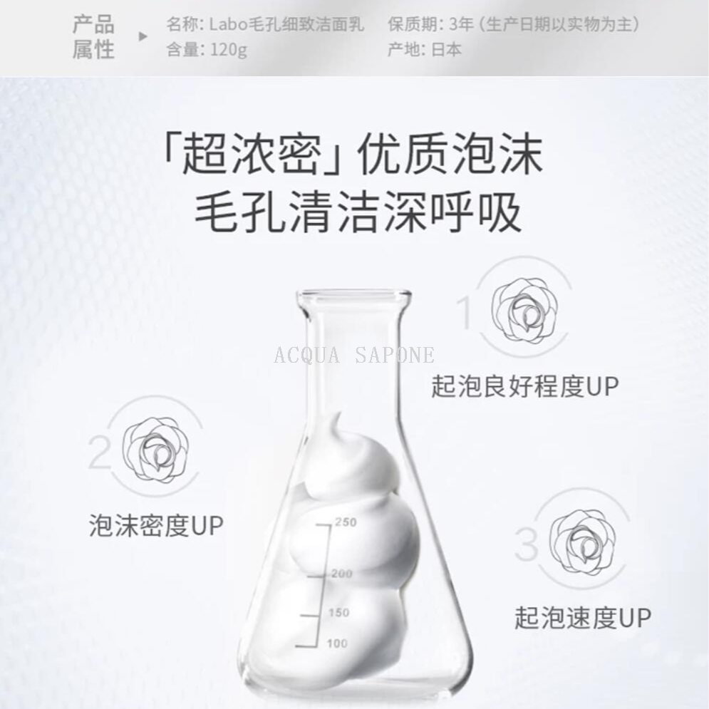 Free shipping! Japanese Murano Labo Labo Pore Cleansing Cleanser 120G120g Deep Cleansing Application Scenario