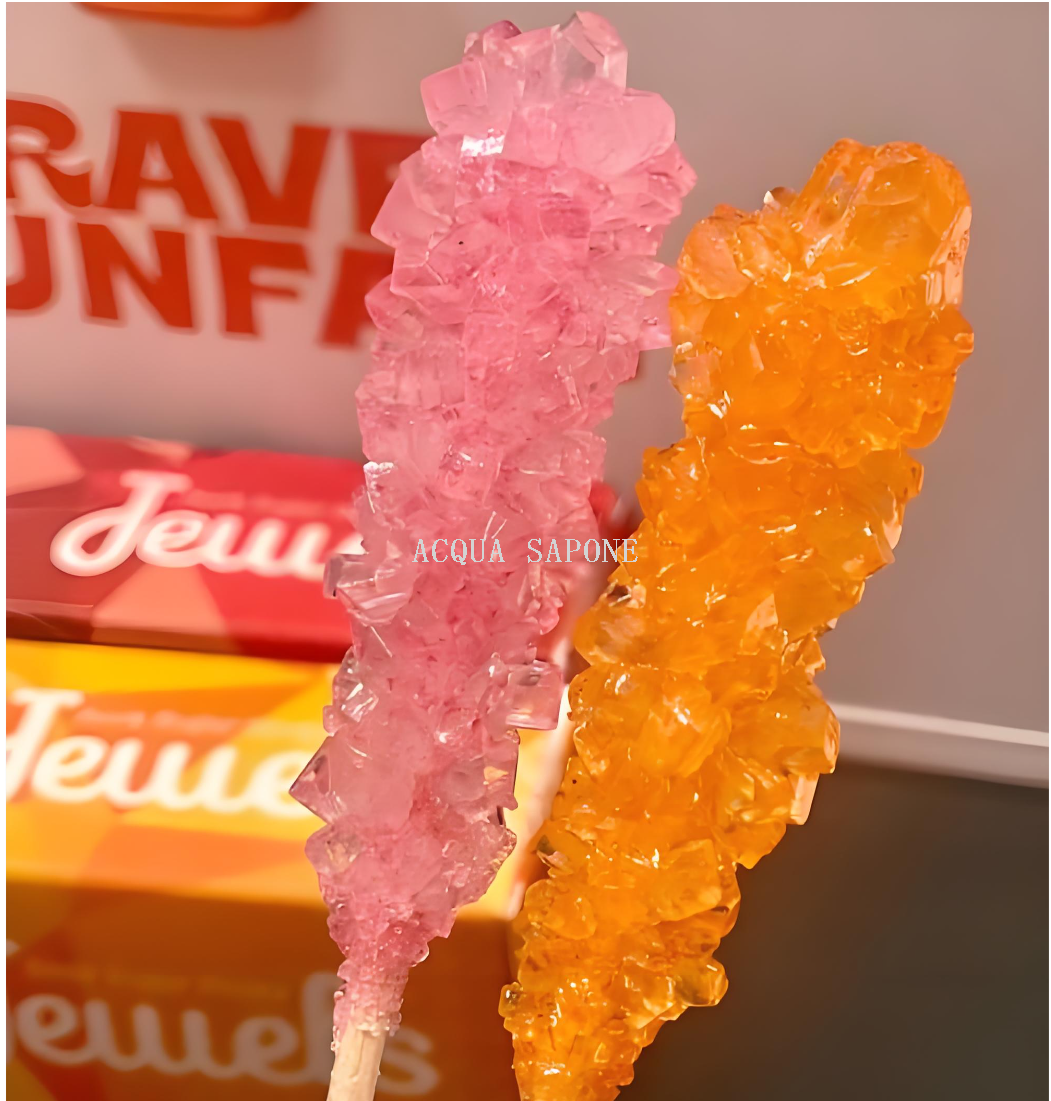 Free shipping! Singapore imported Jewels Jewels rock Sugar Sticks 14g*2 lollipops Amber Crystal Candy Specification image