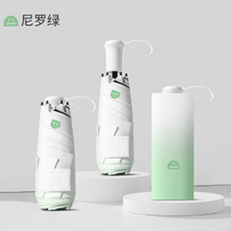 Hengdun 50% off gradient magic hidden handle umbrella, ultra-light portable pocket umbrella, suitable for commuting, black vinyl sunshade umbrella, protective and standing sun protection umbrella, factory stock available, wholesale available, custom LOGO Specification image