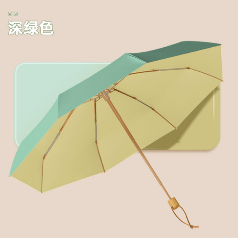 雨伞/遇水变色伞/大雨伞防晒/一次性雨伞/拐杖伞女套头户外白底实物图