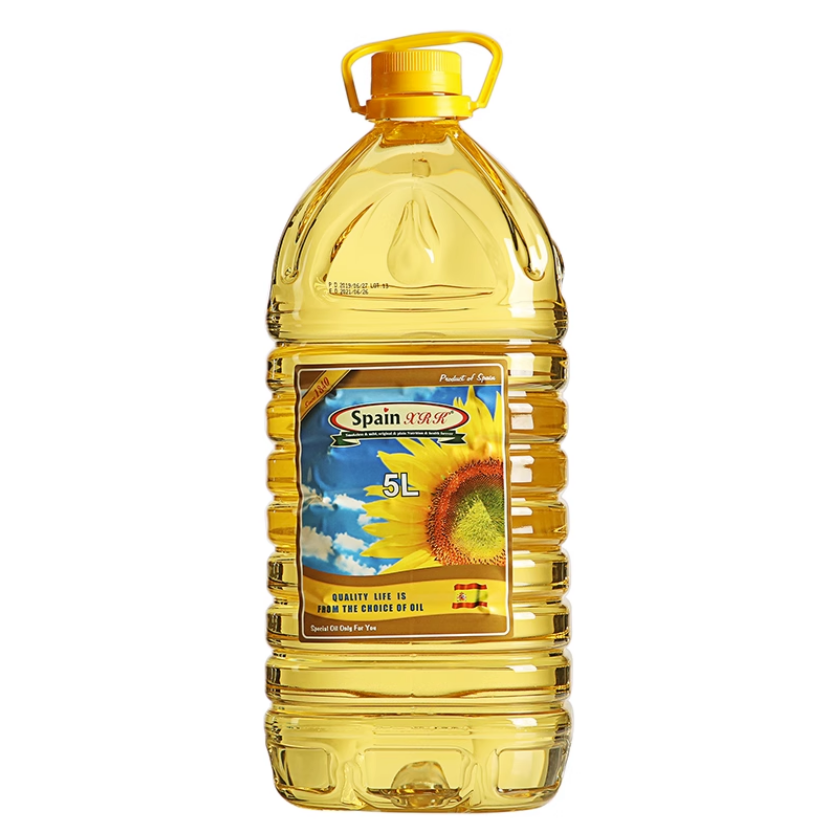 包邮！西班牙进口夏日葵精炼葵花油5L格兰特爆炒炸食用油特级初榨