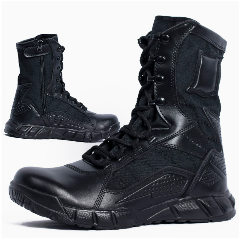 Outdoor ultra-light, breathable, wear-resistant, anti-slip and shock-absorbing tactical training boots, high-top sports and casual shoes, desert training boots Application Scenario