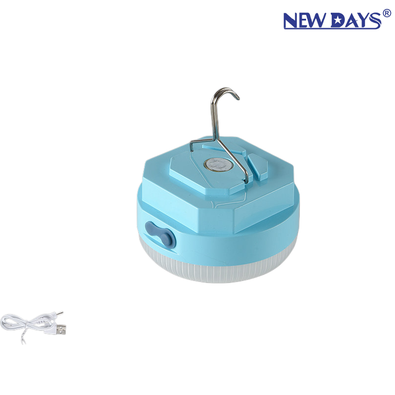 NEWDAYS brand's new cross-border led portable camping light, USB charging emergency light, outdoor lighting lamp, ultra-long battery life high-brightness hanging light emergency light camping light Item Picture