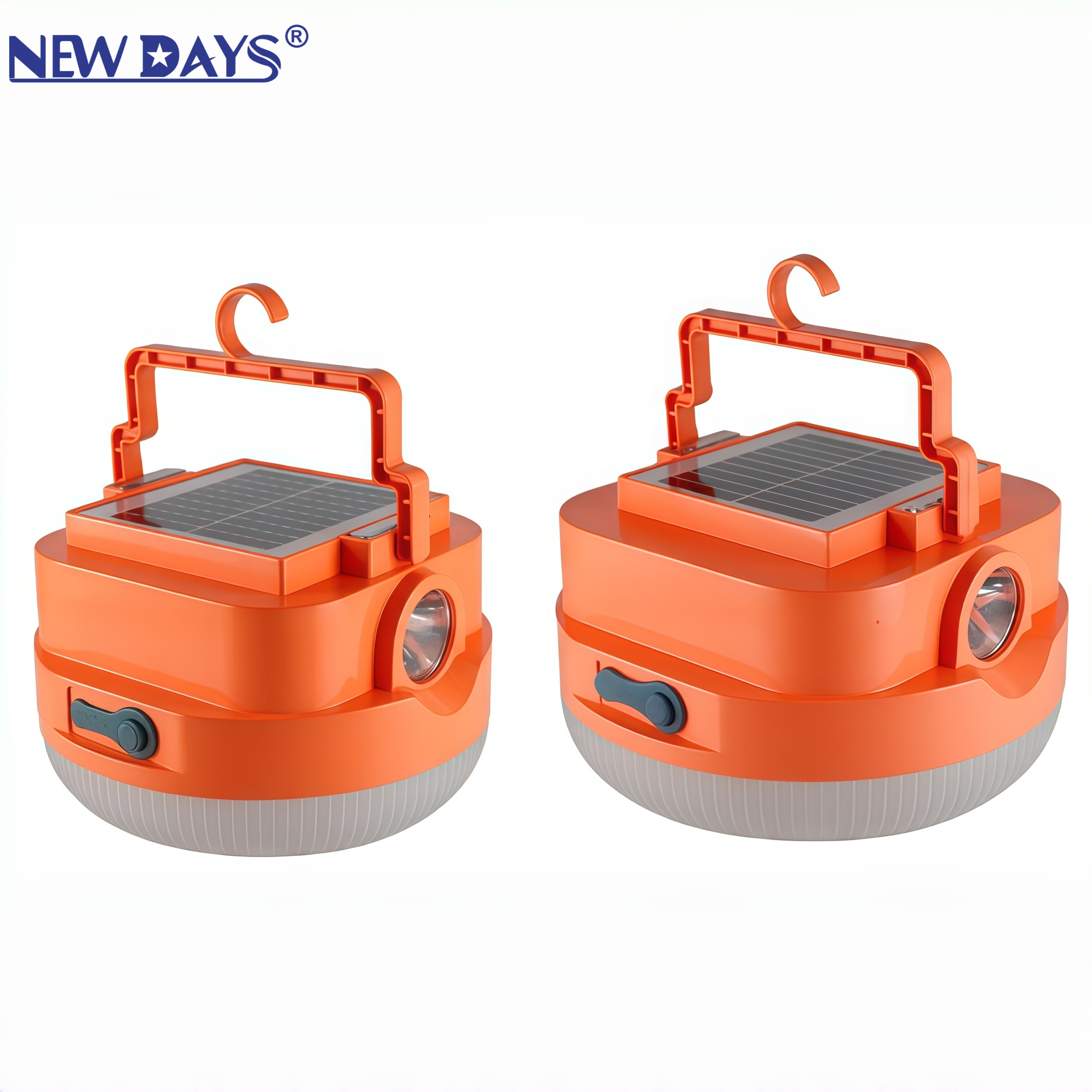 NEWDAYS brand's new cross-border solar led camping lights, USB charging emergency lights, outdoor lighting lamps, flashlight hanging lights, portable lights, led lights and solar lights Item Picture
