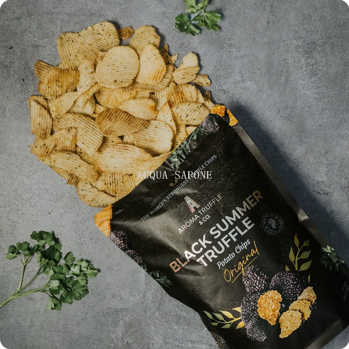 Free shipping! Singaporean imported AromaTruffle black truffle potato chips 100g honey cheese high-end snacks Specification image