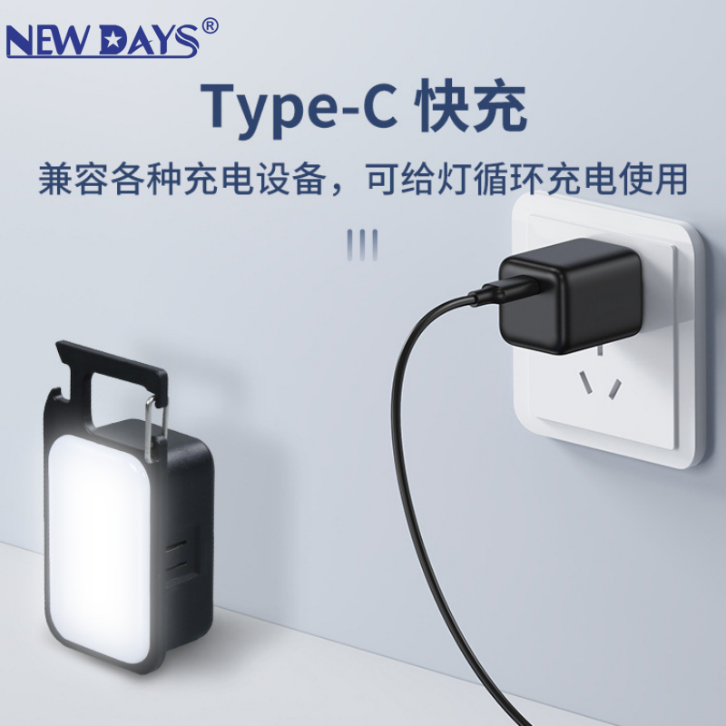 NEWDAYS brand's new cross-border solar integrated LED floodlights, outdoor waterproof and energy-saving high-brightness street lamps, emergency lighting and camping lights Application Scenario