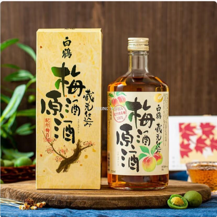 Free shipping! Kobe imported rice wine, Japanese cuisine, excellent table wine, fruit wine, white crane plum wine, liqueur, 720ml