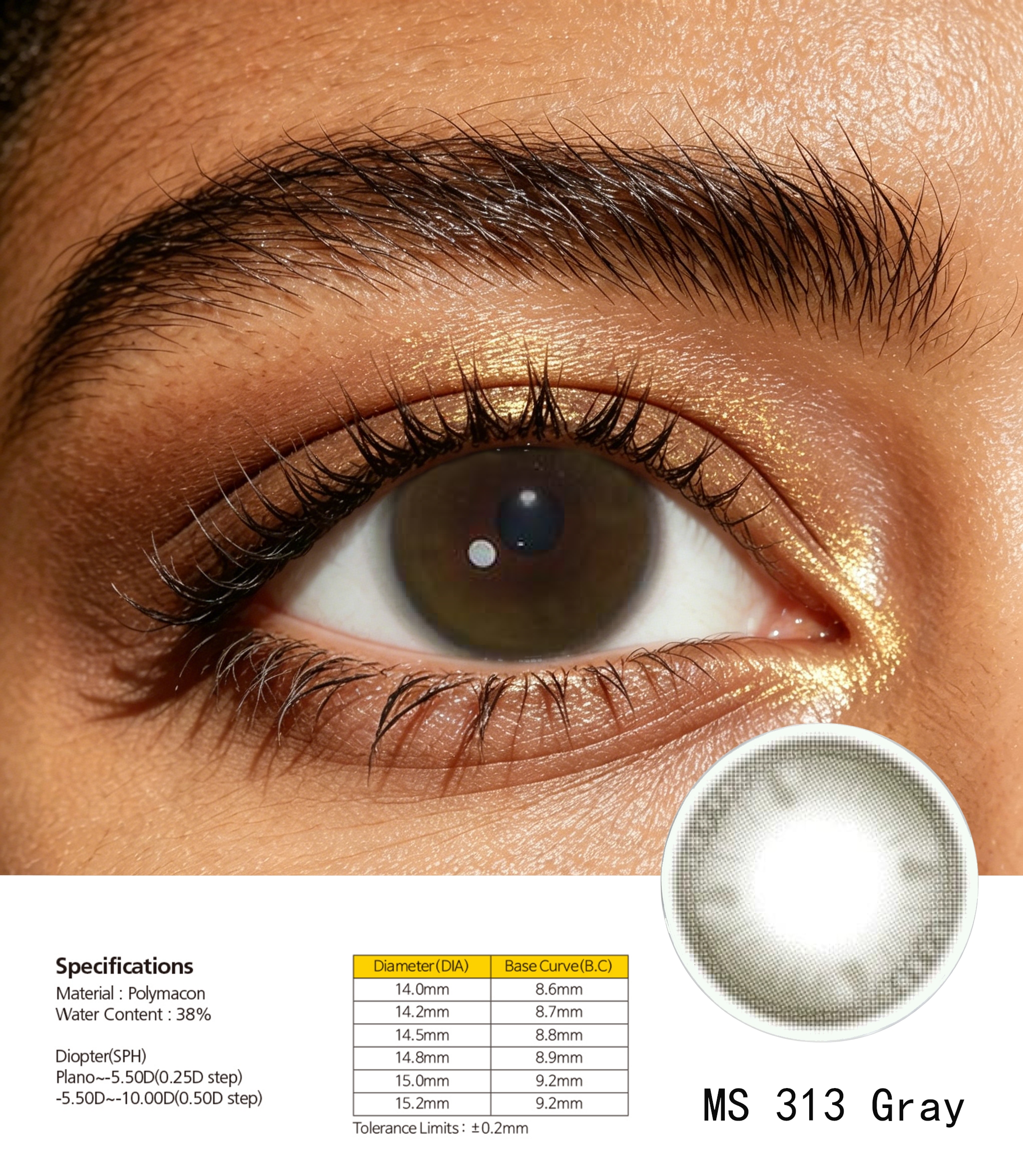 Direct sales of contact lenses and colored contact lenses from the manufacturer 313 details Picture