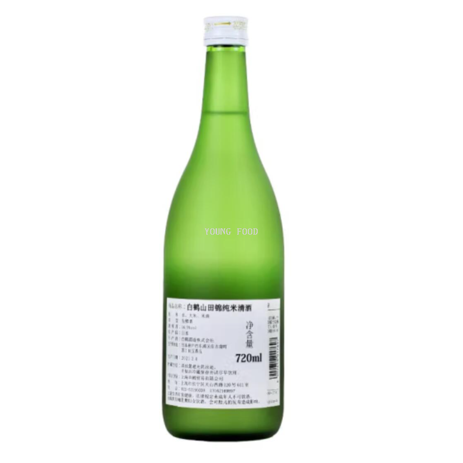 包邮！日本原装进口米酒洋酒休闲食品 白鹤山田锦纯米清酒720ml产品图