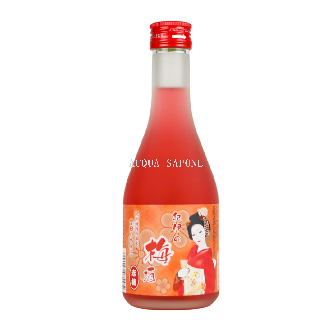 ¡Paquete de correo! Japón original importado gii mei vino 300ML*5 caja de regalo con bolsa de transporte vino de fruta vino de ciruela details Picture