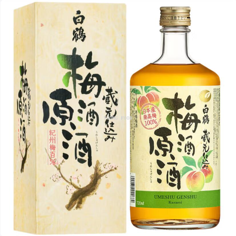Free shipping! Kobe imported rice wine, Japanese cuisine, excellent table wine, fruit wine, white crane plum wine, liqueur, 720ml details Picture