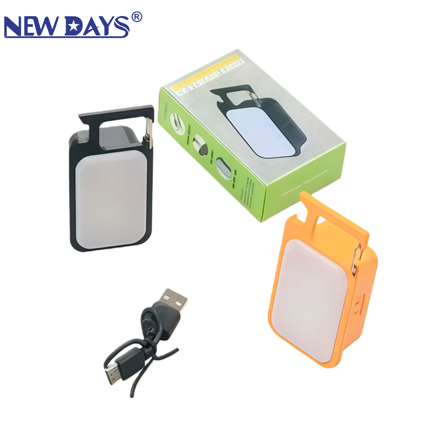 NEWDAYS brand's new cross-border solar integrated LED floodlights, outdoor waterproof and energy-saving high-brightness street lamps, emergency lighting and camping lights Item Picture