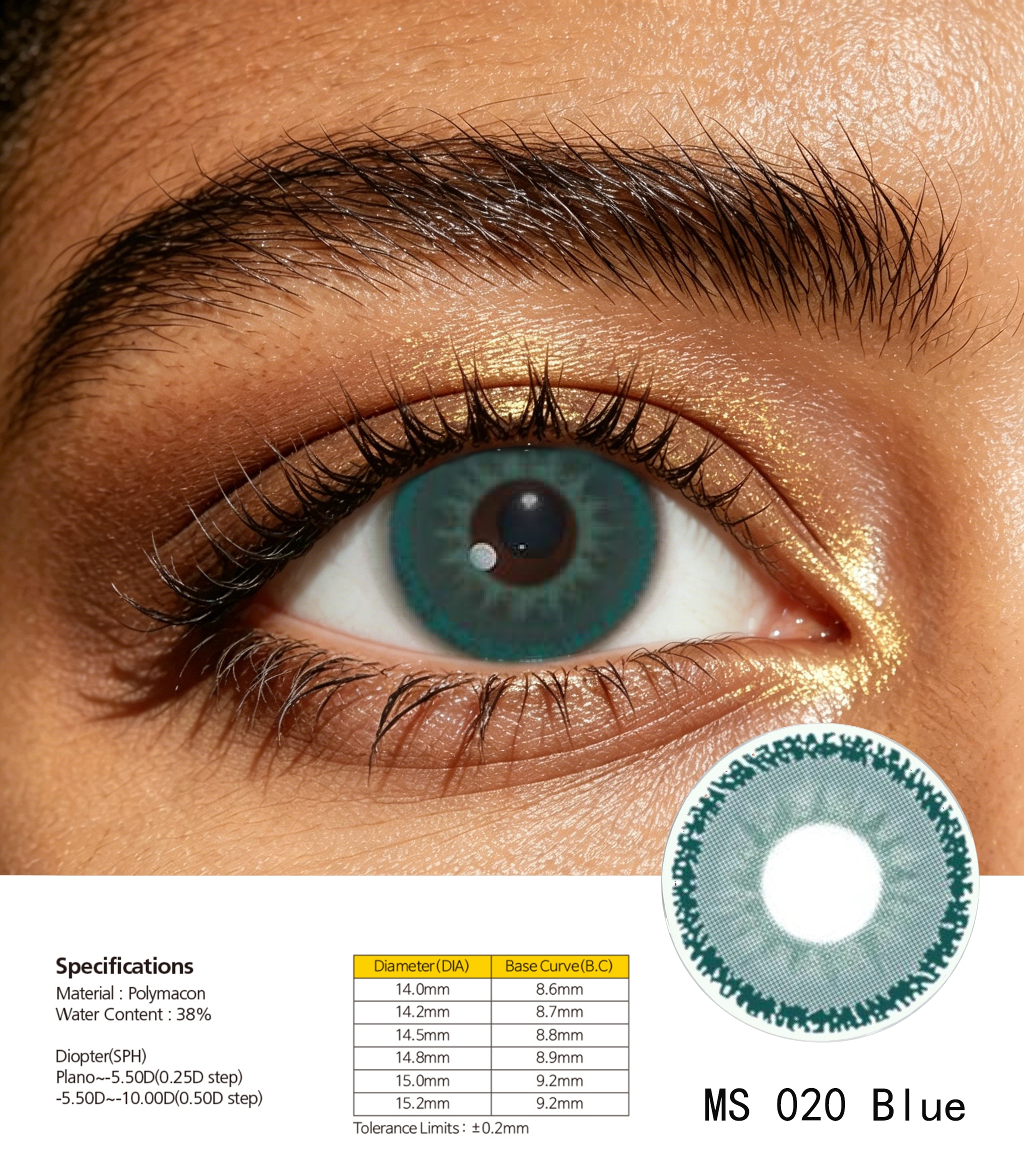Natural moisturizing contact lenses protect your eyes