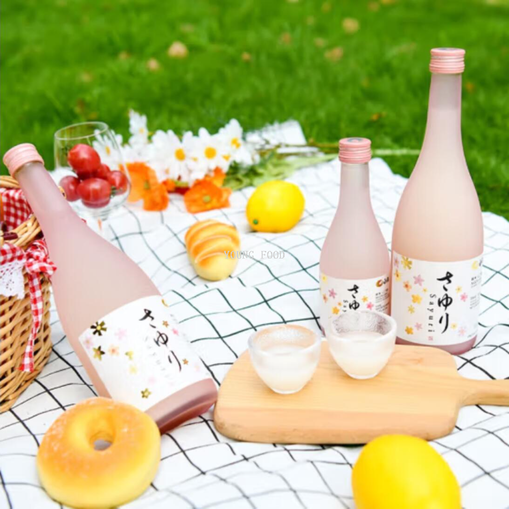 Free shipping! 300ml low-alcohol pure rice sake fermented wine, imported from Japan from Kobe Shiratsura Specification image