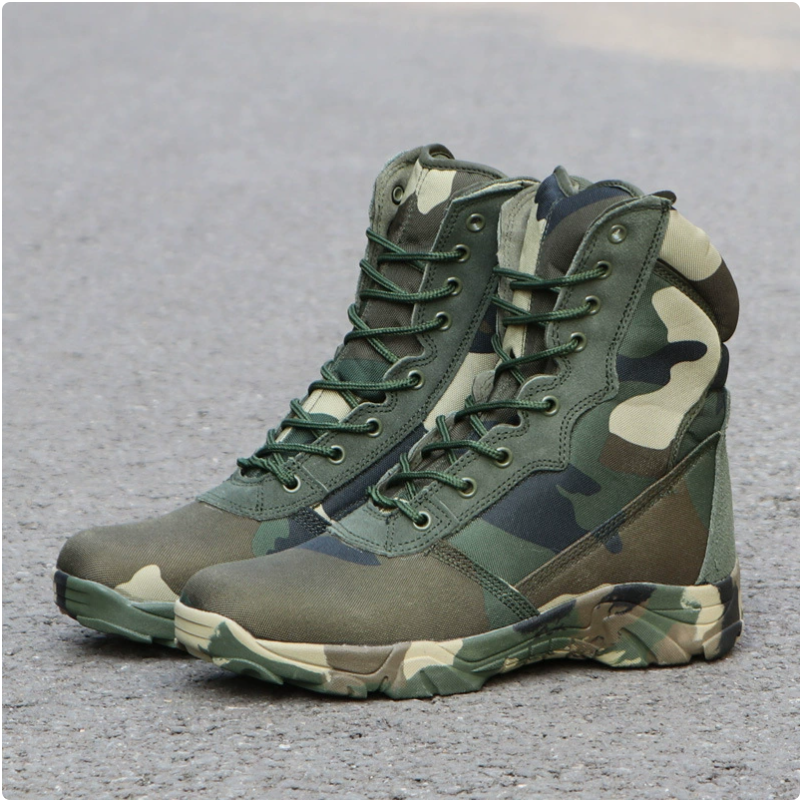 Outdoor sports boots, waterproof, anti-slip, wear-resistant camouflage boots, tactical boots, combat special desert boots, men's Gaobang mountaineering boots Application Scenario