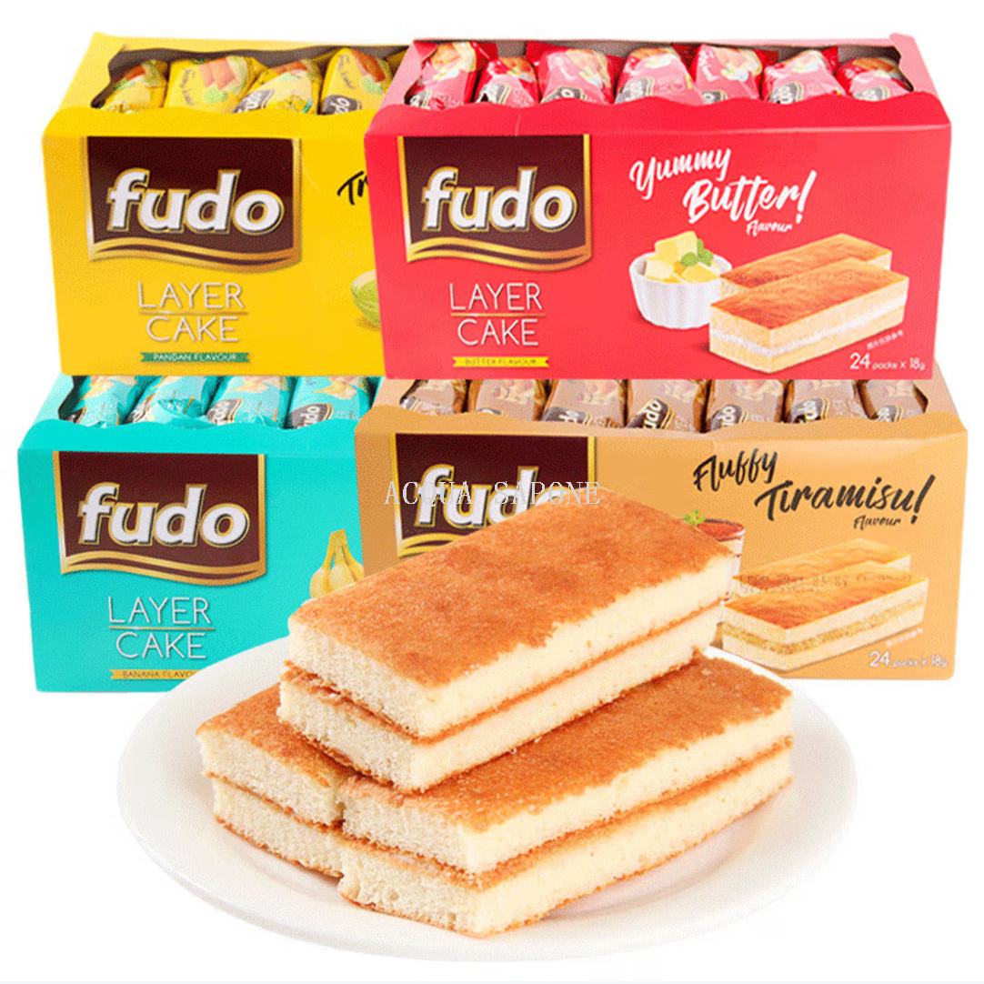 Free shipping! Malaysian Fudo Cake 432g, a classic imported breakfast and tea snack with a nostalgic childhood flavor Application Scenario