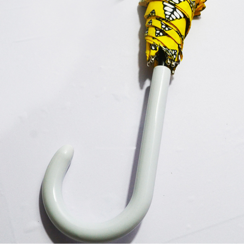 Hengdun Morandi color series flower and leaf fresh printed straight pole umbrella, niche design sense, curved handle umbrella, water-resistant, wind-resistant, UV-resistant, all-weather, retro commuting sunshade umbrella, factory stock available, wholesale and customization supported Item Picture
