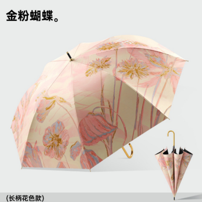 雨伞/雨伞饰品/便携雨伞/大雨伞防晒/拐杖伞女户外细节图