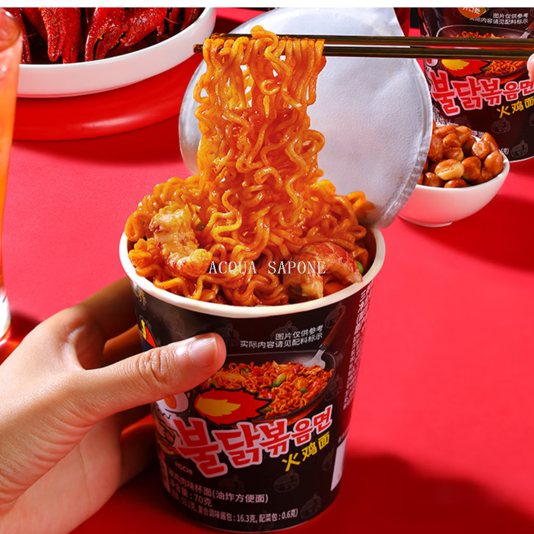 Free shipping! Korean imported instant noodles, Samyang Turkey Noodles, spicy chicken flavor Cup noodles, 70g, snack instant noodles Item Picture