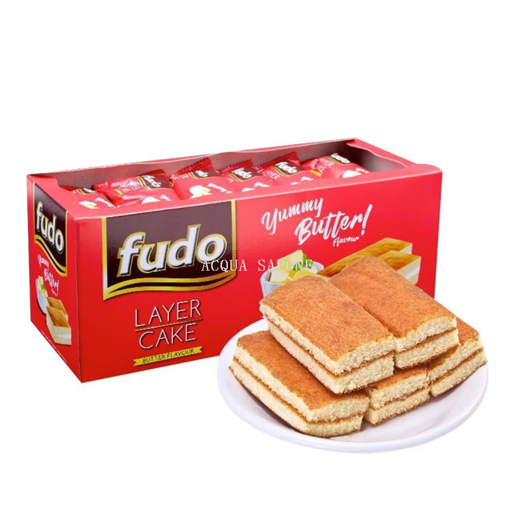 Free shipping! Malaysian Fudo Cake 432g, a classic imported breakfast and tea snack with a nostalgic childhood flavor
