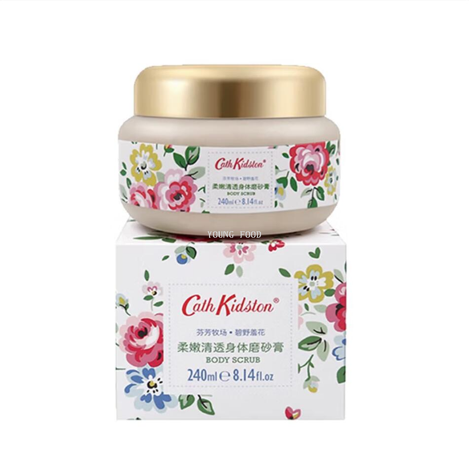 Free shipping! Cath Kidston Soft and Clear Body Scrub 240ml, a beauty and milk cream cosmetic Application Scenario