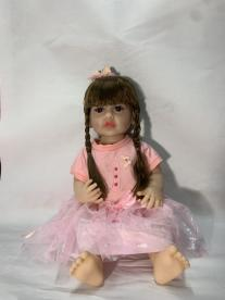 55CM размягчения для мальчиков и девочек-бионических кукол, переродившихся из мягкого клея для мальчиков и девочек, которые могут сидеть и мыть свои подарочные игрушки pic 3