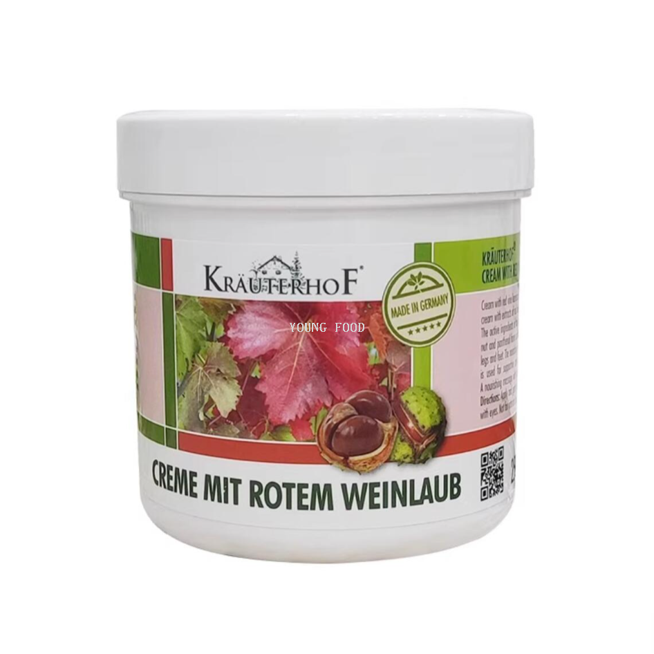 Free shipping! German original imported KARUTERH OF Grape Leaf Leg Cream 250ml Massage cream Item Picture