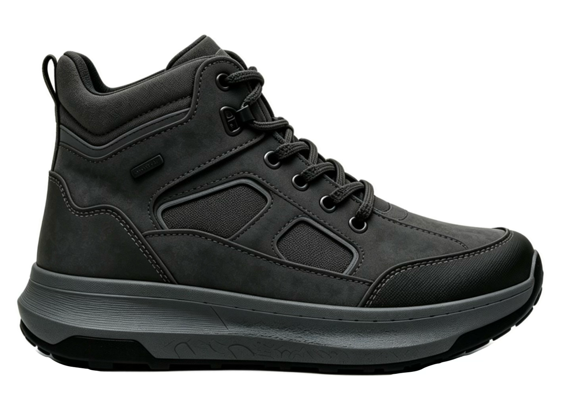 The Zhengfeng Tactical black high-top boots are waterproof, wear-resistant and anti-slip details Picture