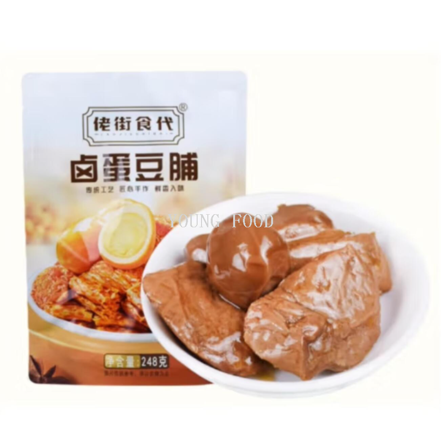 包邮！佬街食代夹笋丝豆脯干烤肉夹心口味248g咸香韧爽 多重口感细节图