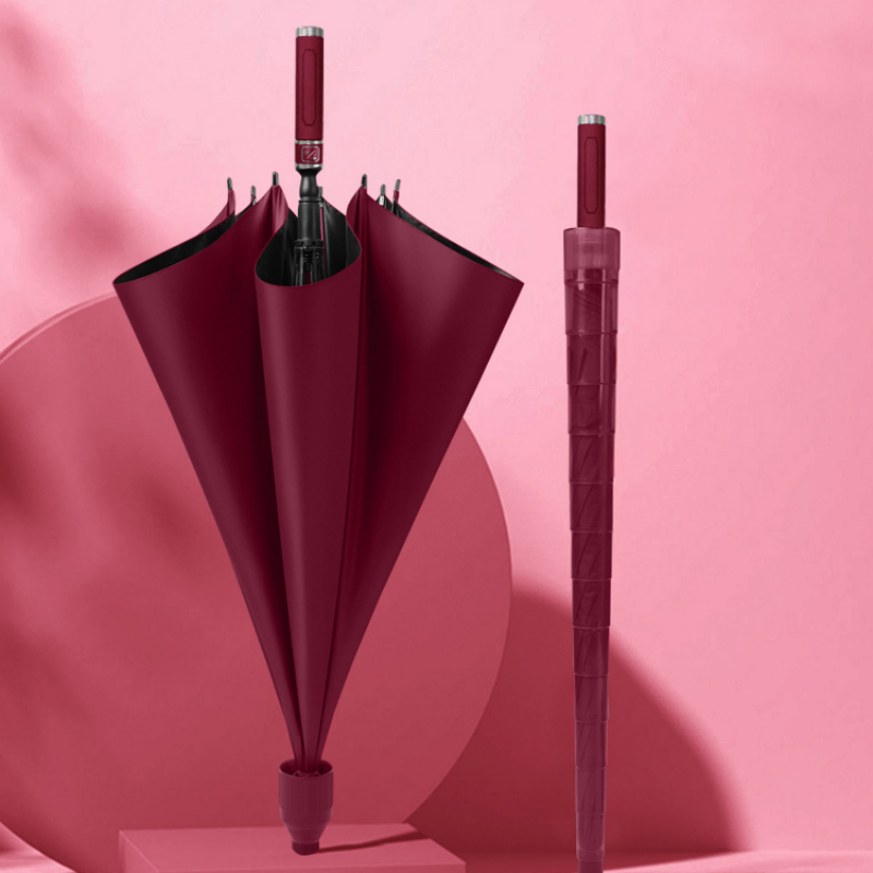 Hengdun non-dripping waterproof cover, reverse long-handled umbrella, automatic one-click opening and closing, car-specific business umbrella that won't wet the car, all-weather dual-purpose, automatic large windproof and anti-storm umbrella, supports wholesale and custom LOGO details Picture